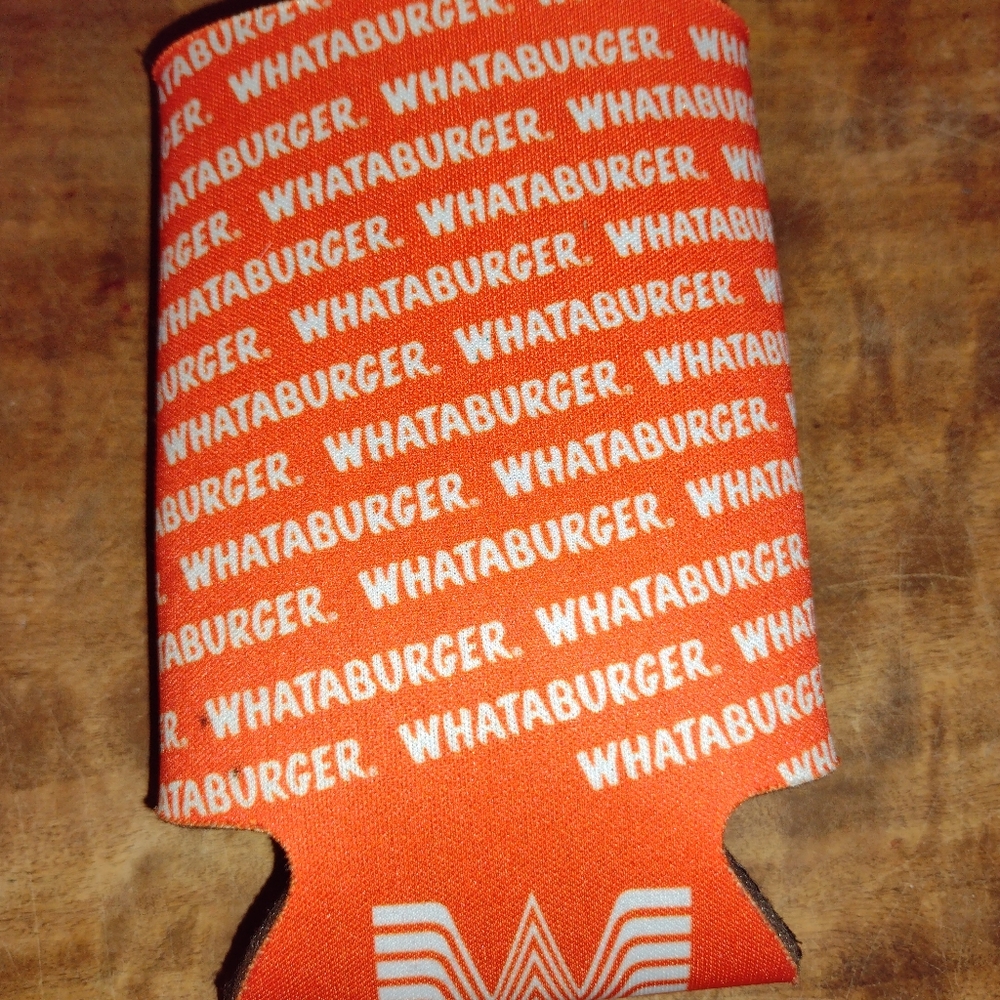 Whataburger koozie